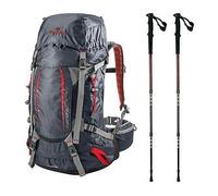 FERRINO SANTIAGO Kit FINESTERRE 38L grigio (zaino+bastoncino) - TAGLIA UNICA - NN