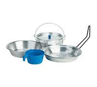 Ferrino Mono Popote, Set da Cucina per Campeggio Unisex, Grigio, 1 Persona