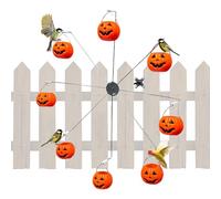 Ferris Wheel Bird Feeder, Hummingbird Feeder for Outside, Rotating Sparrow Feeding Station, 8-Bucket Design for Multiple Birds, Decorative Outdoor Attraction, Ideal for Swallows, Parakeets