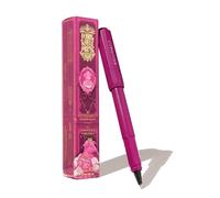 Ferris Wheel Press , Penna a sfera in acrilico, con chiusura a click locking cap, Little Miss Jubilee, rosa scuro, fine nib