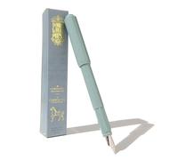 Ferris Wheel Press Penna stilografica Carousel | Corpo misto acrilico | Tappo di chiusura a scatto sigillato ad aria | Vetro mare | Verde | pennino fine