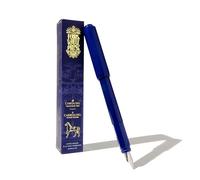 Ferris Wheel Press Penna stilografica Carousel | Corpo misto acrilico | Tappo di chiusura a scatto sigillato ad aria | Dopo ore | Blu scuro | pennino fine