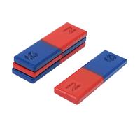 Ferrite BAR Magnet - North & South Identified per Educazione - 16mm x 4mm x 50mm