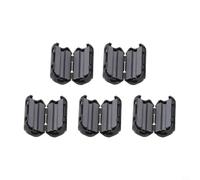 Ferrite Bead Clip Choke 5 Sizes per rfi Noise Filter Ferrite(3.5mm) | 5 mixed sizes 3.5-13mm, reduces per emi per rfi noise, improves signal , fits various cables