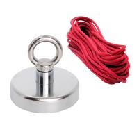 Ferrite Recupero Magnete - 80mm Diametro X 70mm Alto Con M10 Occhiello - 60kg