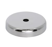 Ferrite Y30BH Pentola Magnete - 40mm Diametro X 8mm Spesso X 5mm Svasata - 15kg