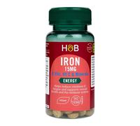 Ferro, 15mg con Vitamine e Minerali - 90 compresse vegane