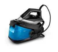FERRO A CALDAIA ROWENTA TURBOSTEAM VR8320, 2600 w, Colpo vapore 120 g/min, Serbatoio 1,7 l, Piastra in Acciaio inossidabile trattato al laser, Nero & Blu Preppy