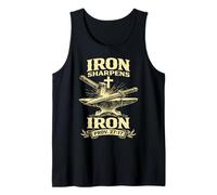 Ferro Affila Ferro Prov. 27:17 Cristiano Credente Fede Canotta