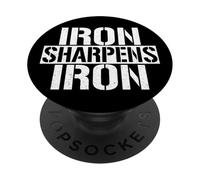 FERRO AFFILA I PROVERBI DI FERRO 27:12 PopSockets PopGrip Adesivo