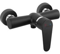 Ferro Algeo rubinetto per doccia a parete nero BAG7BL