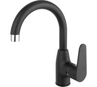 Ferro Algeo rubinetto per lavabo verticale nero BAG2ABL