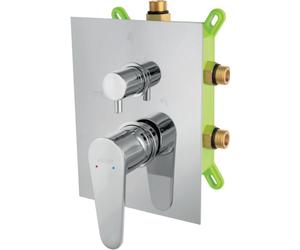 Ferro Algeo rubinetto per vasca e doccia da incasso cromo BAG7P3BOX