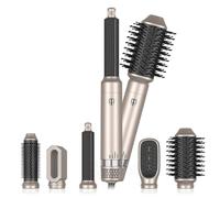 Ferro arricciacapelli 6 in 1 - Spazzola asciugacapelli multi-styler - Capelli corti e lunghi - Gold Hairstyler