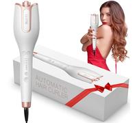 Ferro arricciacapelli automatico, 4 impostazioni di temperatura per tutti i tipi di capelli, 3 tempi di riscaldamento per uno styling diverso, ferro arricciacapelli professionale