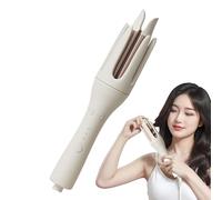 Ferro arricciacapelli automatico - Ferro arricciacapelli rotante con tecnologia a ioni negativi | Girevole con rivestimento in ceramica, per donna e ragazza