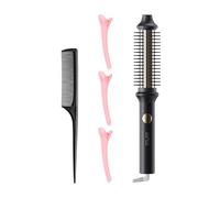 Ferro arricciacapelli con spazzola - ferro arricciacapelli con spazzola per capelli, styler termico con volume, delicato sui capelli e leggero | Stiratura e arricciatura rapida per parrucchieri, styli