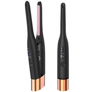 Ferro Arricciacapelli Mini piastra for capelli senza fili 2 in 1 ferro da stiro for raddrizzare bigodino for capelli con ricarica USB styler for ferro arricciacapelli wireless portatile