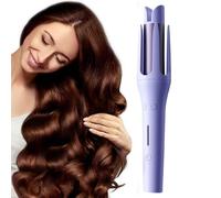 Ferro arricciacapelli rotante - bigodino per capelli auto, bacchetta ionica negativa | Strumento di styling della canna in ceramica con design anti -scod, automatico portatile donne ragazze acconciatu