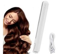 Ferro arricciacapelli , strumento compatto per acconciare i capelli, strumento per raddrizzare i capelli, tecnologia di riscaldamento in ceramica, kit portatile per modellare la struttura dei