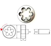 Ferro Battuto Filettatura Sinistra Baer Maschiatrice M3 - M16 Metrico + Fine