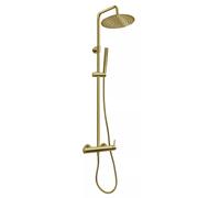 Ferro Ciriculus set doccia a parete con soffione oro NP85-BCK7UBG