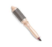 Ferro con spazzola TYMO Stylux Thermal Curling Brush, 3 livelli di temperatura, 3 temperature, si riscalda in 1 min, Tecnologia a ioni, Crema, Nero