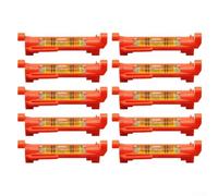 Ferro da 7,6 cm, compatto, con gancio per appenderlo | Set da 10 pezzi, design sospeso, bolla precisa, regolazione rapida, per costruzione e ristrutturazione