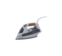 Ariete Steam Iron 6232 Grey - Ferro da stiro con piastra Acciaio Inox - manico in sughero - serbatoio 300 ml - 2200 Watt - Bianco e grigio