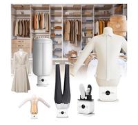 Ferro da stiro a vapore automatico for uso domestico, macchina da stiro a mani libere aggiornata 2026, asciugatura rapida in 8 minuti, stira e asciuga camicie e pantaloni(D)