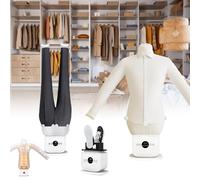 Ferro da stiro a vapore automatico for uso domestico, macchina da stiro a mani libere migliorata, asciugatura rapida in 8 minuti, stira e asciuga camicie e pantaloni(A)