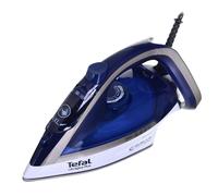 Tefal Ultimate Pure FV6812E0 ferro da stiro Ferro a vapore 2800 W Blu, Argento