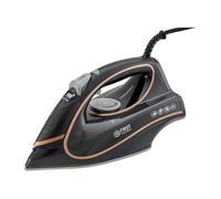 Ferro da stiro a vapore TZS First Austria I 2800-3200 W I piastra in ceramica I autopulizia I vapore verticale I anticalcare I stiratura a secco I serbatoio dell'acqua da 0,45 l I 1,3 kg