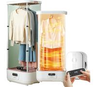 Ferro Da Stiro A Vapore Verticale Automatico Wireless Da 900 W, Vaporizzatore Per Indumenti Appeso Pieghevole, Con Telecomando/scatola Per Aromaterapia Incorporata, Per Vestiti E Tessuti, Rimuove Rapi