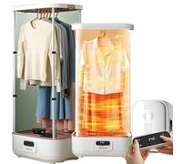 Ferro da stiro a vapore verticale con telecomando asciugatrice portatile for indumenti senza fili da 900W for una rapida rimozione delle pieghe