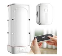 Ferro da stiro a vapore verticale domestico Macchina da stiro automatica senza fili, Vaporizzatore for indumenti pieghevole Stendibiancheria elettrico a distanza-Per tessuti for vestiti,