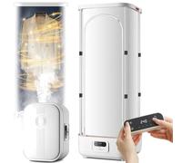 Ferro da stiro a vapore verticale wireless automatico da 900 W, asciugatrice e piroscafo pieghevole, stiratrice per vestiti, macchina per la rimozione delle pieghe, per vestiti e tessuti