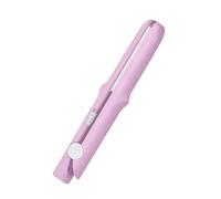 Ferro da stiro - Arricciacapelli 2-in-1 a Riscaldamento Rapido | Mini piastra da 20W,per Onde Frangia Spiaggia Notte Viaggio Regalo Donna