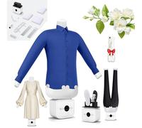 Ferro Da Stiro Automatico Per Camicie,Dispositivo Di Stiratura Vapore Con Manichino,Tempo E Temperatura Regolabili,Asciugatrice Ad Aria Calda Gonfiabile,Per Qualsiasi Tipo Tessuto,Abbigliamento Scarpe