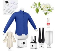 Ferro Da Stiro Automatico Per Camicie,Dispositivo Di Stiratura Vapore Con Manichino,Tempo E Temperatura Regolabili,Asciugatrice Ad Aria Calda Gonfiabile,Per Qualsiasi Tipo Tessuto,Abbigliamento Scarpe