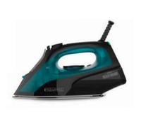 Ferro da stiro Black & Decker BXIR2403E piastra ceramica 2400W 0,5L nero verde