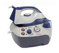 Ferro da Stiro con Caldaia Piastra in Acciaio Singer SHG6201 Ferro da Stiro con sistema anticalcare Potenza ferro 850 W 1,2 Lt colore bianco