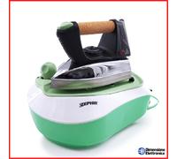 Zephir Ferro da Stiro con Caldaia a Vapore Professionale Potenza 2300 Watt Manico in Sughero Piastra Alluminio - ZHF5000