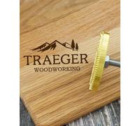 Ferro da stiro con logo personalizzato, per la combustione del legno, per feste, matrimoni, pane, design artigianale, regali per falegnami (6,35 cm)