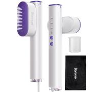 Ferro da stiro da viaggio 100-240 V, 2 in 1, ferro manuale portatile, leggero e compatto, pannello in ceramica, riscaldamento rapido 30 secondi, 3 livelli di vapore, 10 minuti di vapore, ideale per