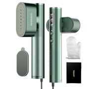 Ferro da stiro da viaggio, 100-240 V Doppia tensione Steamer, 1000W Vapore grande 22 g/min Ferro da Stiro Portatile, 15s rapido riscaldamento per il Global viaggio, Verde