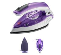DCG Eltronic ETA200 Ferro da stiro da viaggio, 20,3 x 9,3 x 9,4 cm, Bianco/Viola