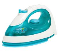 Ferro da Stiro Giocattolo con Luci e Suoni Reali Set per Stirare Giocattolo Ferro da Stiro Azzurro per Bambini Stireria con Effetti Realistici Effetti Sonori Reali Grande cm 14 (a)
