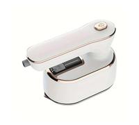 Ferro da stiro portatile, Mini Per Altero Del Piroscafo A Vapore Garment Portano Per La Casa Portatile In Tessuto Viaggiare Per I Vestiti Da Stiro Bagnato,per viaggi in ufficio e a casa(WHITE)