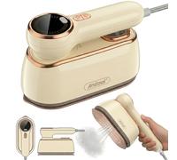 Ferro da Stiro Portatile, Stiratore a Vapore da Viaggio 2200W, Riscaldamento Rapido, Manico Girevole e Serbatoio Trasparente da 180ml, Mini Ferro da Stiro per Casa e Viaggi